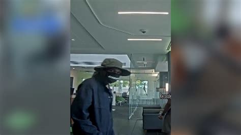 Fbi Searching For Suspect Caught On Camera In Hollywood Bank Robbery