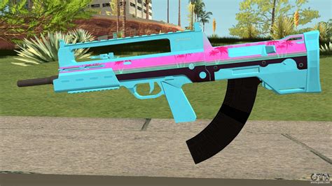 Gta Online Bullpup Rifle Mk 2 Blue For Gta San Andreas