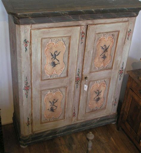 Northern Italian Paint Decorated Armoire