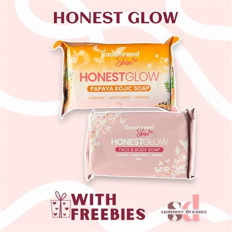 Transformed Skin Honest Glow Papaya Kojic Whitening Soap 70g Shopee Philippines