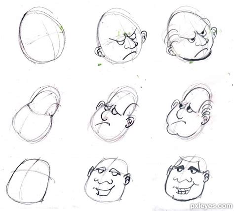 How To Draw Cartoon Eyes And Face