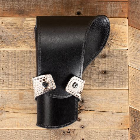 Amish Made Python Head Banded Western Revolver Holster – Yoder Leather ...