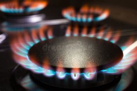 Gas Burner Flame At Gas Stove Stock Image Image Of Gasherd Butane