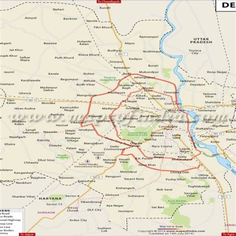 Zoomed in Map of East Delhi showing Anand Vihar, Nizamuddin, Shahdara,... | Download Scientific ...