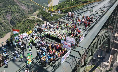 World’s Highest Chenab Railway Bridge Inaugurated | Sakshi Education