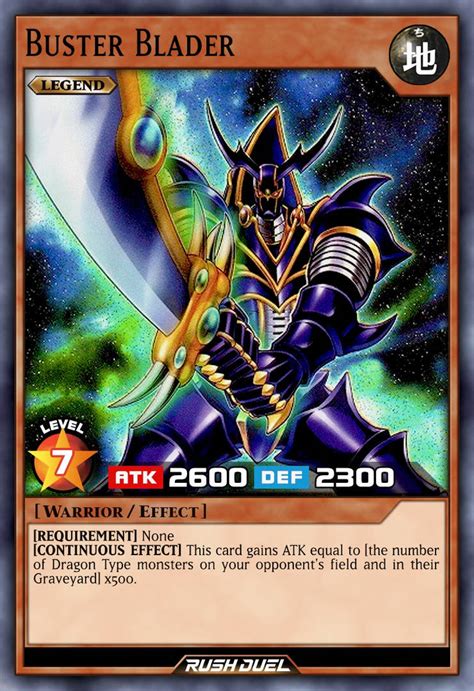 Buster Blader By Every Rush Duel Card On Deviantart