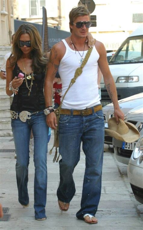 victoria & david beckham | Men fashion casual outfits, Cool street ...