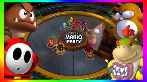 Super Mario Party Minigames 249 Goomba Vs Shy Guy Vs Bowser Jnr Vs