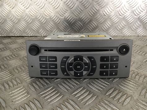 AutoRadio CD Blaupunkt RD4 N2 PEUGEOT 407 CITROËN C5 Référence