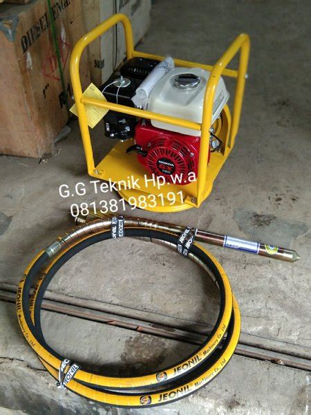 Jual Mesin Vibrator Honda GX160 Selang Vibrator Jeonil 38X4mtr Mesin