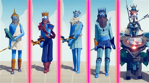 Evolution Of Poseidon Totally Accurate Battle Simulator Tabs Youtube