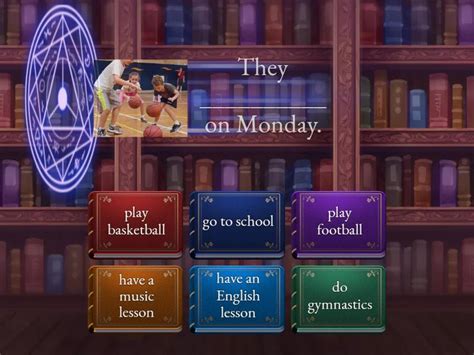 Academy Stars 2. Unit 2. Actions in sentences - Find the match