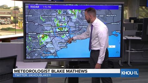 Meteorologist Blake Mathews Has The Latest On The Weather Youtube