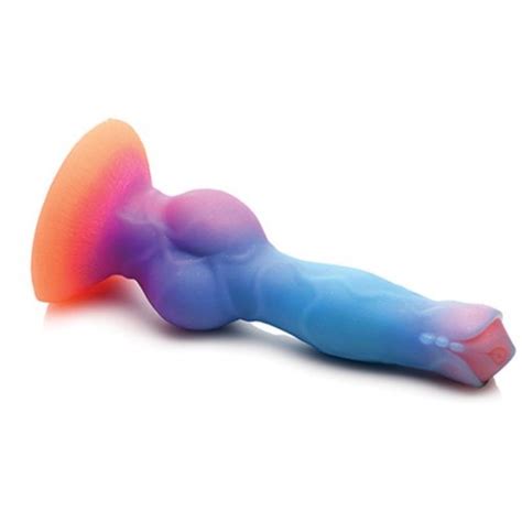 Creature Cocks Space Cock Glow In The Dark Silicone Alien Dildo Sex Toys Adult Novelties