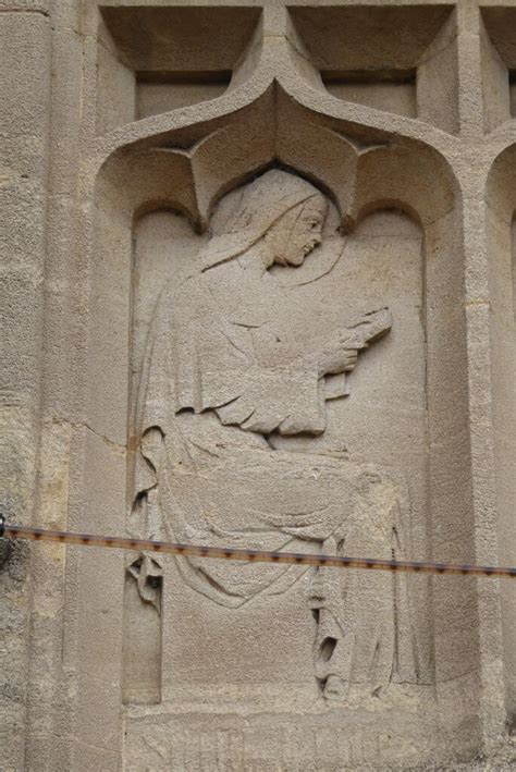 Carving Of St Frideswide Philip Halling Geograph Britain And Ireland