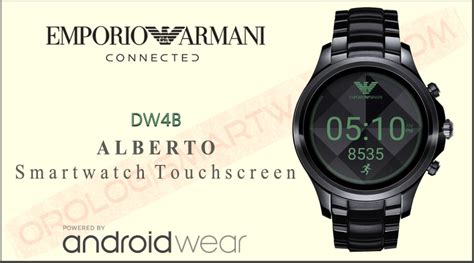 Scheda Tecnica Emporio Armani Connected Alberto Smartwatch