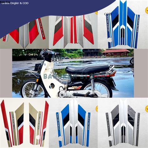 Jual Striping Stiker Polet List Motor Honda Astrea Prima 1988 1999 1990