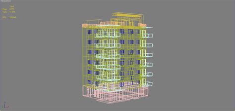 Apartment Building 5 3d Model Cgtrader