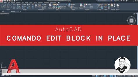 Autocad Blocos Comando Edit Block In Place Youtube