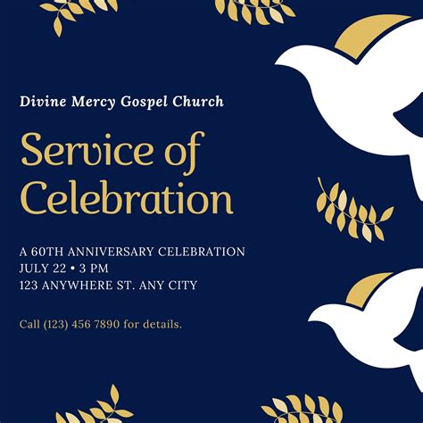 Free Printable Church Invitation Templates To Customize Canva