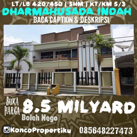 Rumah Dekat Galaxy Mall Dharmahusada Indah Surabaya