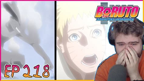 Kurama Dont Go Please Boruto Episode 218 Reaction Youtube