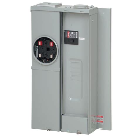 Eaton 200 Amp 4-Space 8-Circuit BR Type Main Meter Breaker Load Center ...