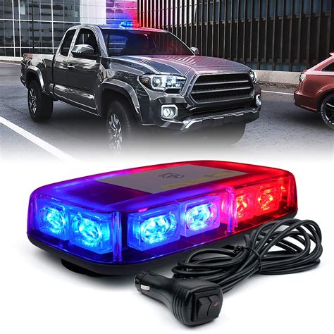 Mua Xprite Red Blue Led Rooftop Mini Strobe Light Bar Magnetic