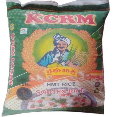 Kcrm Hmt Sortex Rice Packaging Type Plastic Bag Packaging Size