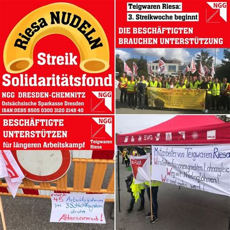 Streik bei Teigwaren Riesa so könnt ihr unterstützen IG Metall Zwickau