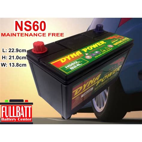 NS60 DYNA POWER Maintenance Free Car Battery Lazada PH