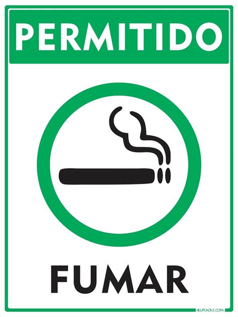 Placa Permitido Fumar Rea Fumantes X Cm Em Alum Nio R Em