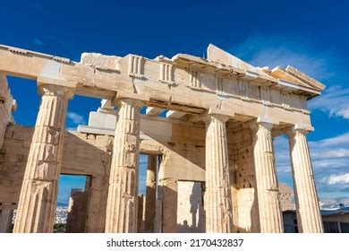 acropolis entrance images stock  vectors shutterstock