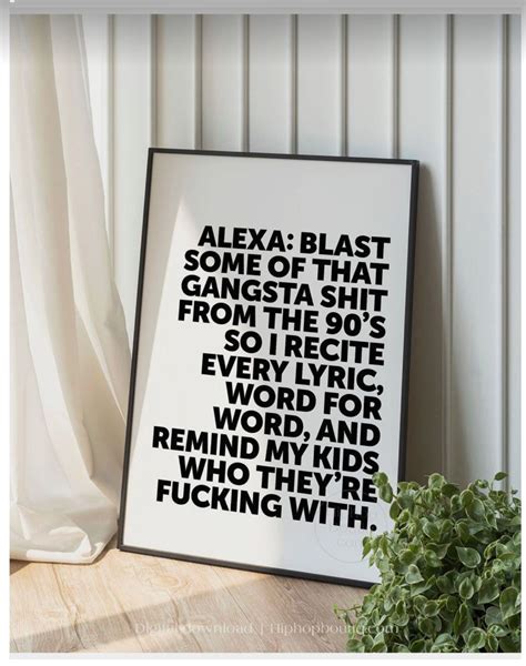 Rap Lyrics Wall Art Etsy Artofit