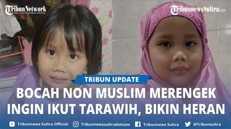 Viral Video Bocah Non Muslim Merengek Ingin Ikut Tarawih Bikin Heran