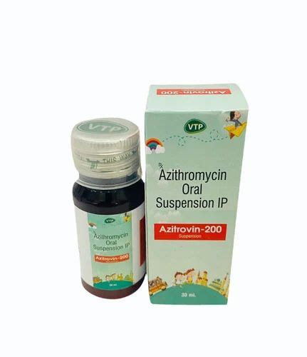Azithromycin Oral Suspension 200mg 200mg5ml At ₹ 114bottle In Panchkula