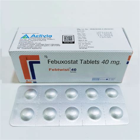 FEBTWIST 40 Tablets Aclivia Healthcare Pvt Ltd