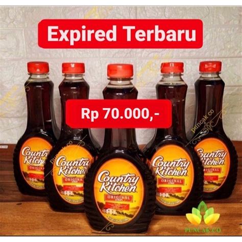 Jual Country Kitchen Maple Syrup Log Cabin 710 GR Sirup Jagung Corn