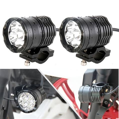 Evrensel Motosiklet Far Led I K Montaj S R Lambas Motosiklet