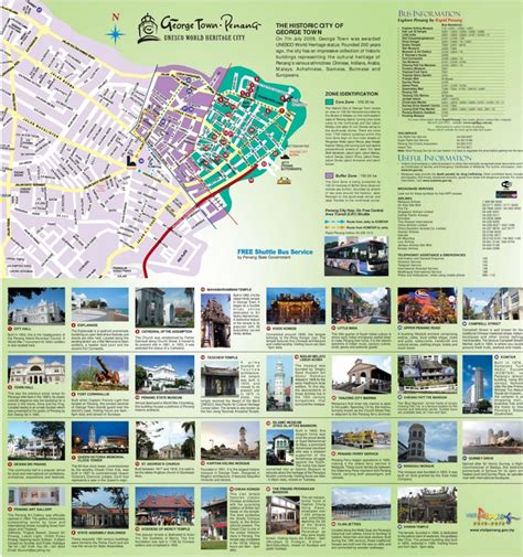 George Town Tourist Map