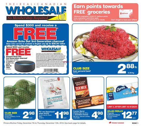 Real Canadian Wholesale Club Canada Flyers