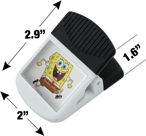 Correr Bob Esponja Frigorífico Imán Magnético Colgante Gancho Nota