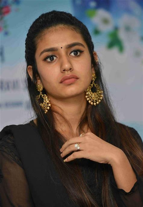 Kannada Actress Priya Prakash Varrier At Vishnupriya Film Press Meet