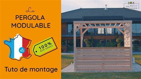 Pergola Modulable En Bois Sans Module Mon Petit Potager