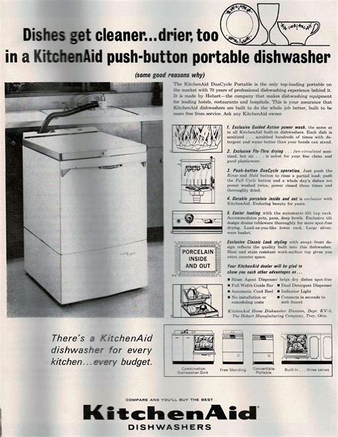 Kitchenaid Dishwasher Vintage Ads 1950s Vintage Ads Kitchenaid Dishwasher