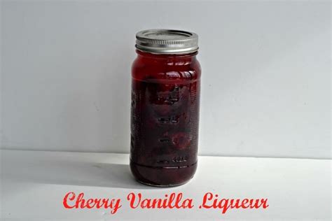 Cherry Vanilla Liqueur A Review Of Homemade Liqueurs And Infused