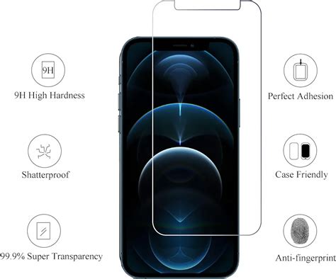 Ailun Glass Screen Protector For Iphone Pro Max Inch Pack