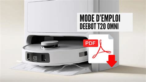 Ecovacs Deebot T20 Omni Mode D Emploi Complet PDF