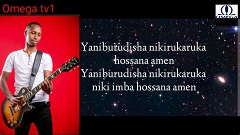 Nina Siri By Israel Mbonyi Lyrics Youtube