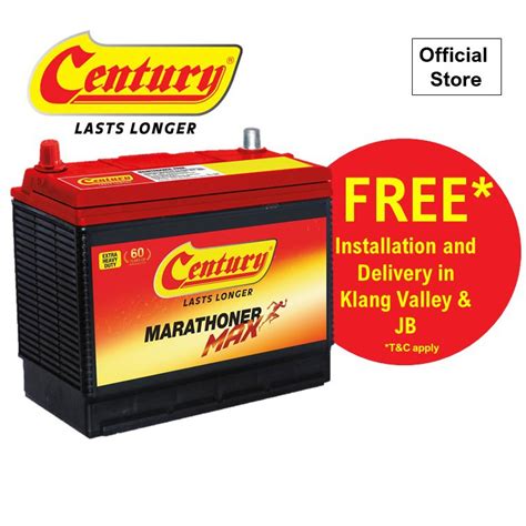 Century Car Battery NS40ZL 40B20L Marathoner Max Klang Valley